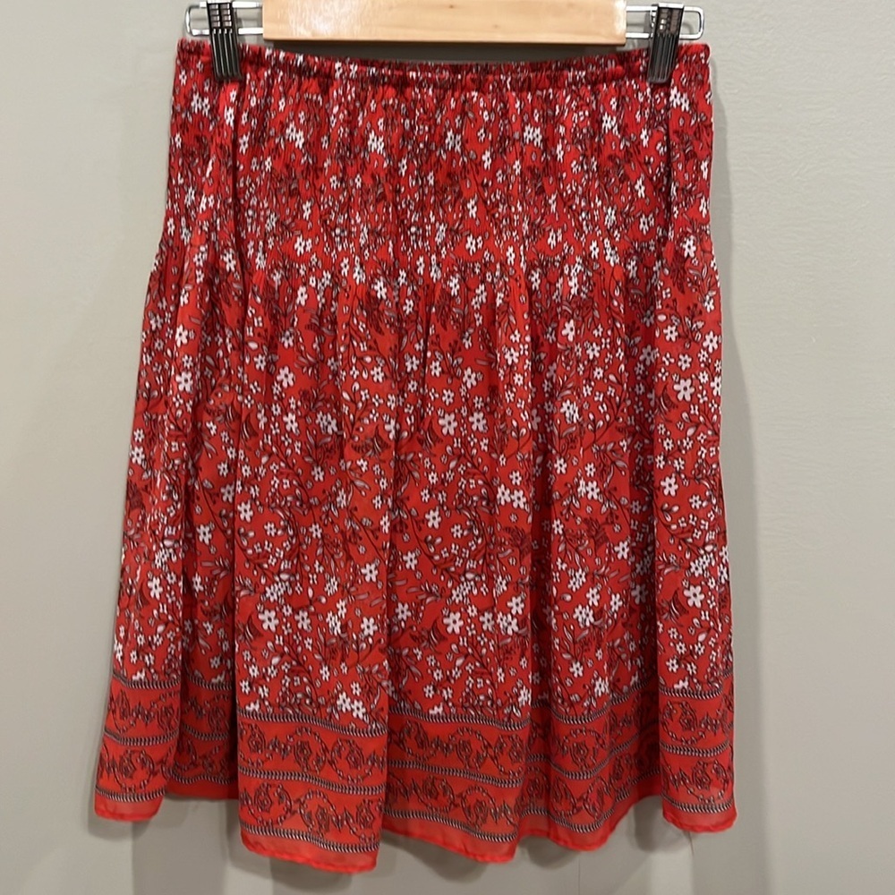 Max Studio Floral Skirt - Picture 4 of 6